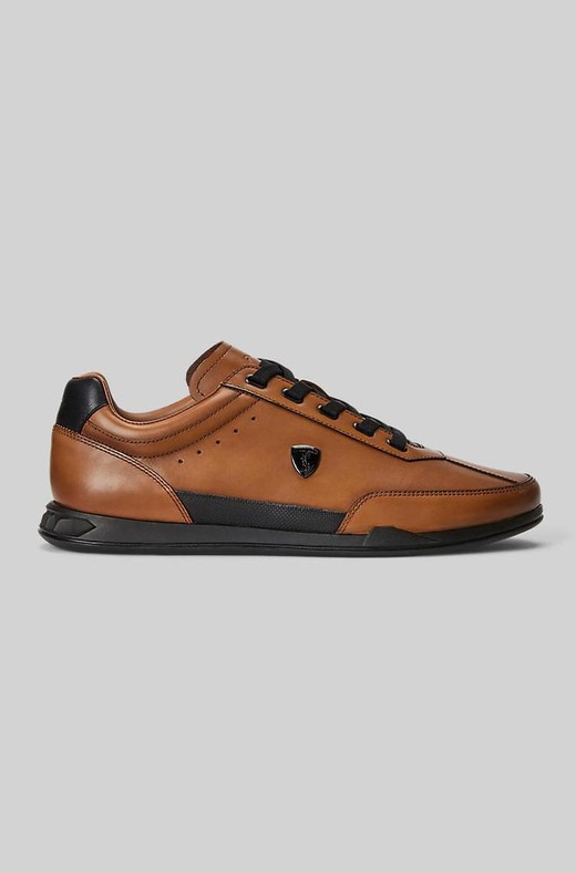 POLO RALPH LAUREN Irvine Leather Trainer | Emporium