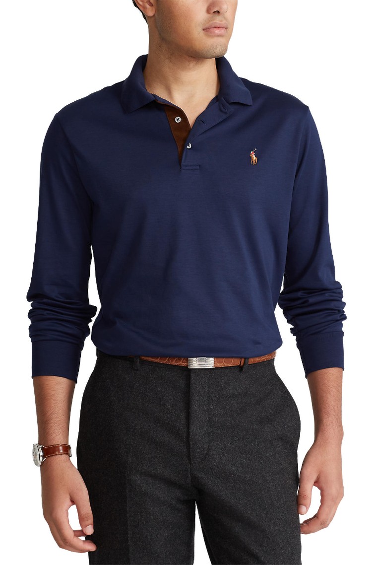 POLO RALPH LAUREN Custom Slim Fit Soft Cotton Polo Shirt | Emporium