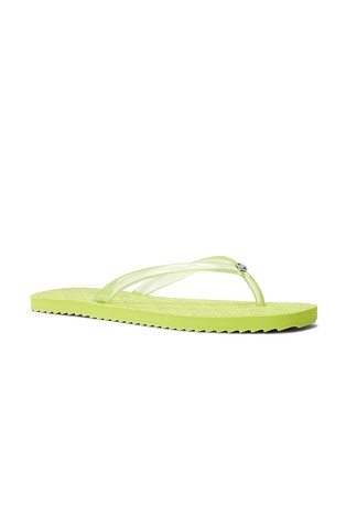 michael kors flip flops yellow