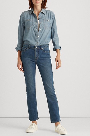 Mid-Rise Straight Jean