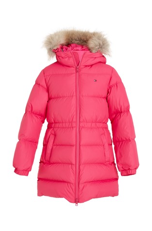 Tommy hilfiger longline hot sale down jacket