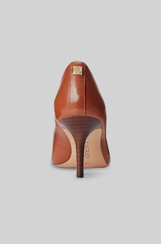 LAUREN RALPH LAUREN Lanette Leather Pump Emporium