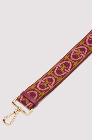 Coccinelle monogram-jacquard bag strap