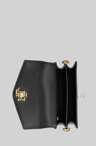 Lauren Ralph Lauren Leather Small Tayler Crossbody Bag, Black