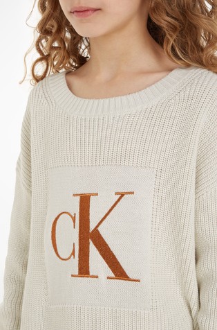 Calvin klein clearance jumper white