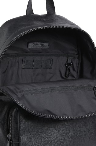 Calvin klein faux outlet leather backpack