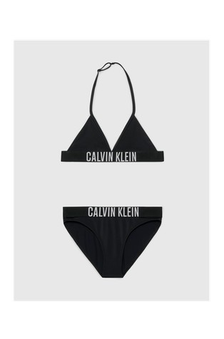 CALVIN KLEIN UNDERWEAR Girls Bralette Bikini Set - CK Monogram