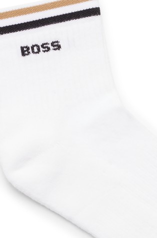 HUGO - Two-pack of short-length socks with logo detail