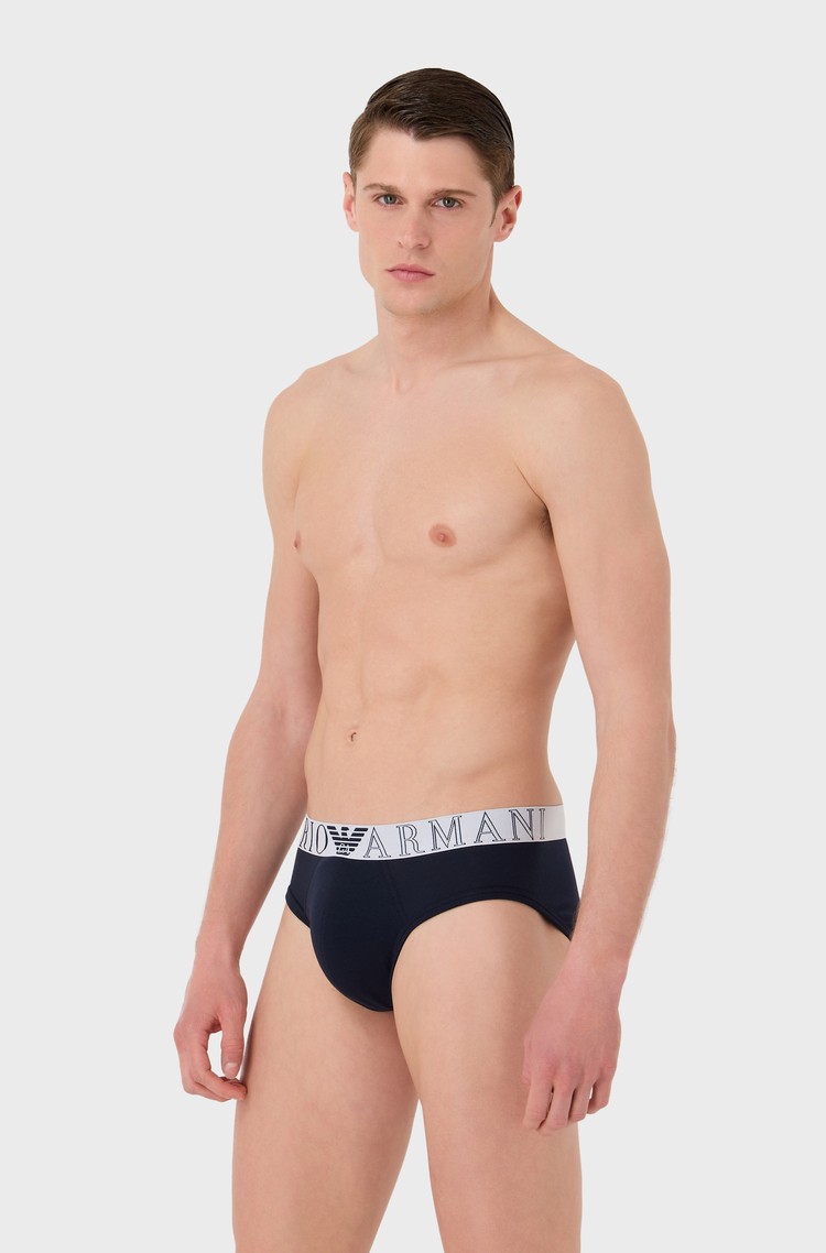 Mesh boxer briefs with all-over jacquard logo lettering