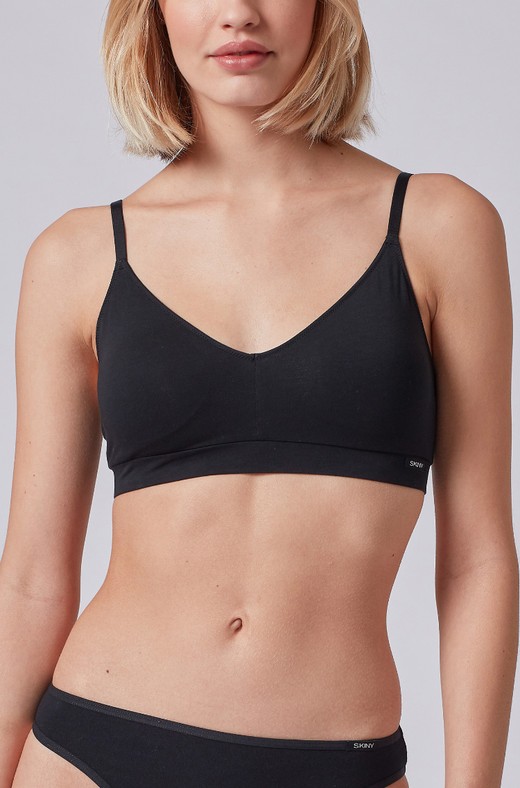 SKINY Essentials crop top with removable pads