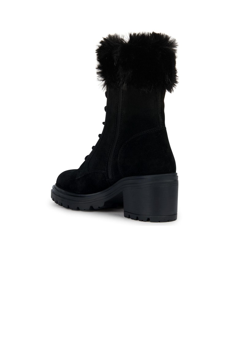 GEOX D Damiana Suede Ankle Boots Emporium