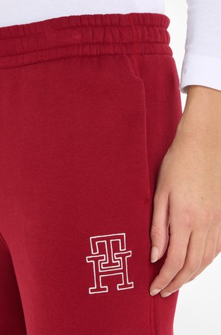 Tommy Hilfiger - TH Monogram Modern Joggers - Women - Red - XS