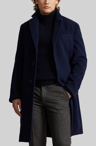 Twill topcoat discount