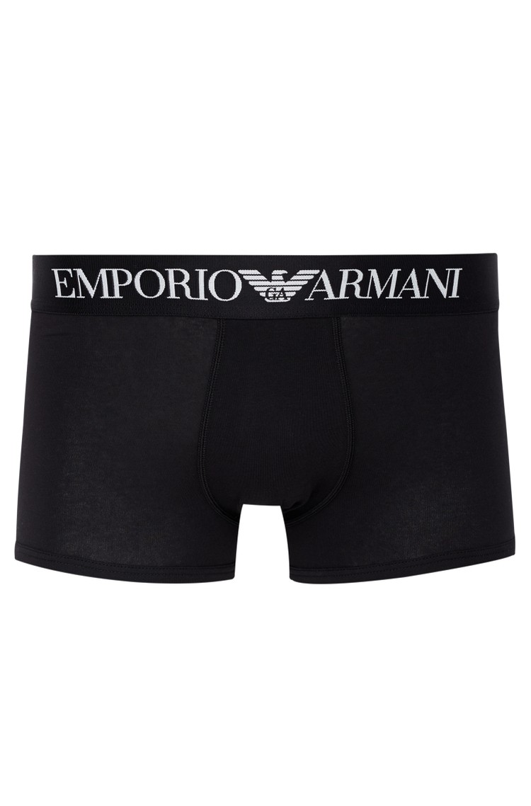 Stretch jersey boxers with logo band