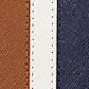 Rjava - Tan / Soft White/ Navy Stripe