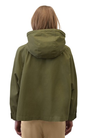trechter Partina City Liever MARC O'POLO Hooded parka cape in a relaxed fit made of organic cotton twill  | Emporium