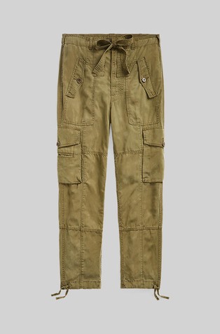 LAUREN Ralph Lauren Plus Size Cotton Sateen Cargo Pants