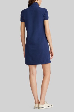 POLO RALPH LAUREN COTTON MESH POLO DRESS