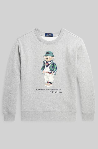 POLO RALPH LAUREN KIDS Polo Bear Fleece Sweatshirt Emporium