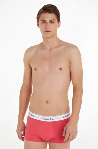 Calvin Klein Modern Cotton 3-Pack Stretch Trunks in Multi