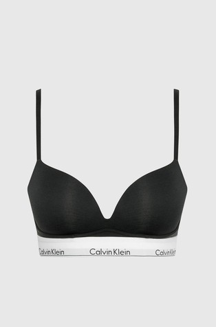 Calvin Klein Women's Plunge Push Bra, Black (Black 001), 70D (Size