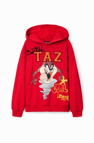 Red looney clearance tunes hoodie