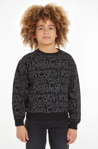 Calvin Klein Boys' Logo Sweatshirt