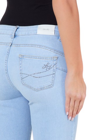 Liu Jo Better straight jeans with gemstones