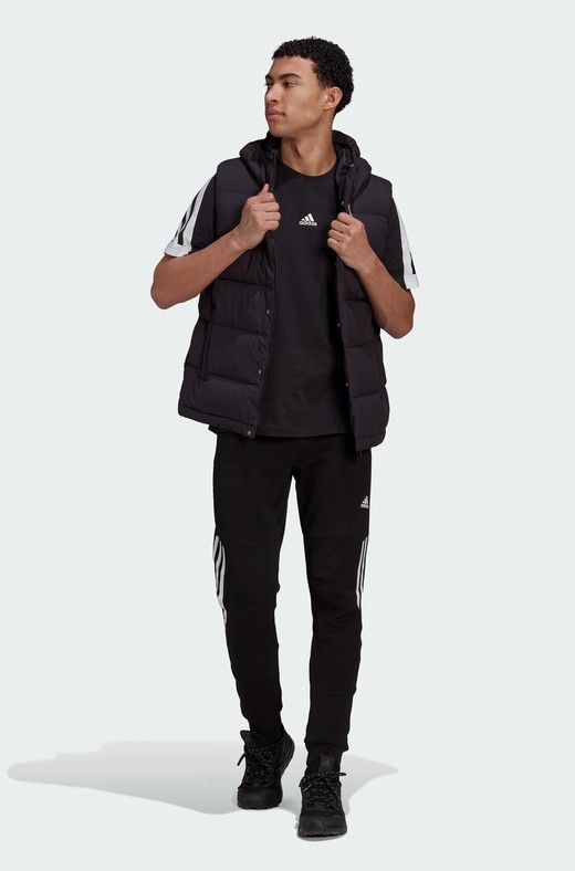 Helionic down hooded outlet vest