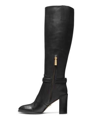 Michael kors hamilton tall boot best sale black