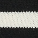 Črna - Black And White Breton Stripe