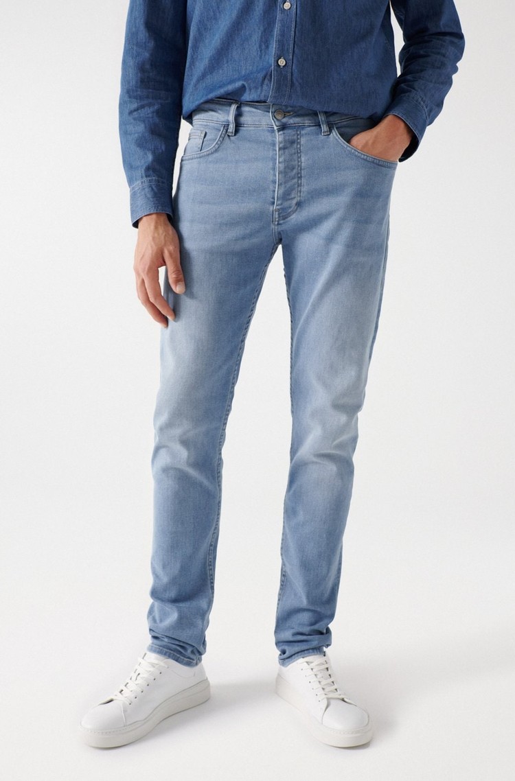 Salsa Jeans - Tapered S-Repel vintage jeans, medium colour