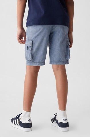 Set of 3 NEW popular GapKids Boys Pull-On Cargo Shorts. Size L.