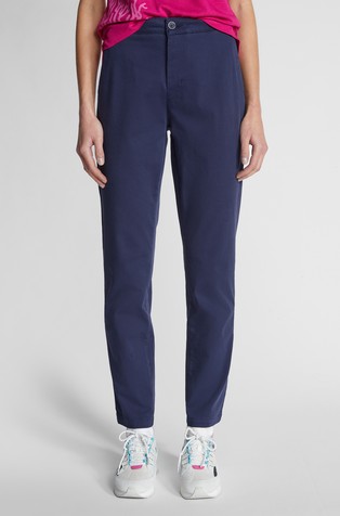 cuffed chino trousers