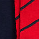 Dark Navy / Red