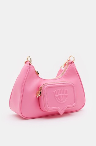 Chiara Ferragni Eyelike-embossed belt bag, Pink