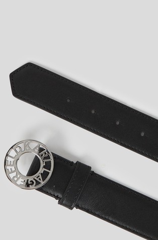 Karl Lagerfeld K/Autograph Medium Leather Belt