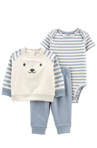 Multi 3-Piece Bodysuit Pant Set